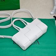 	 Bottega Veneta Mini East West Arco Tote Bag White - 22*11*5.5cm - 5