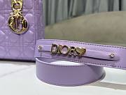 Dior Lady Small ABC Purple - 20x17x8cm - 2