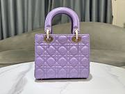 Dior Lady Small ABC Purple - 20x17x8cm - 4