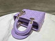 Dior Lady Small ABC Purple - 20x17x8cm - 6