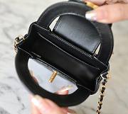 	 Chanel Kelly 23K Mini Black Bag - 8.5x12.5x4cm - 5