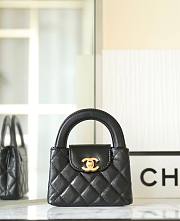 	 Chanel Kelly 23K Mini Black Bag - 8.5x12.5x4cm - 4