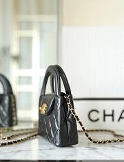 	 Chanel Kelly 23K Mini Black Bag - 8.5x12.5x4cm - 3