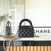 	 Chanel Kelly 23K Mini Black Bag - 8.5x12.5x4cm - 2