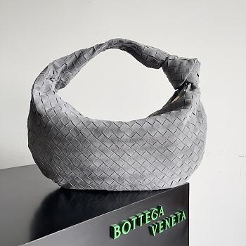 Bottega Veneta Jodie Suede Grey Bag - 48x40x16cm