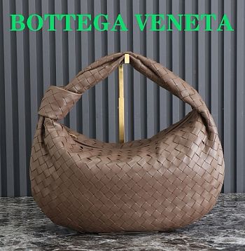 	 Bottega Veneta Jodie Brown Leather Bag - 48x40x16cm