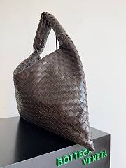 Bottega Veneta Hop large intrecciato leather brown tote - 24x54x13cm - 6