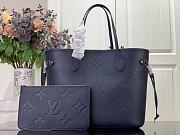 Louis Vuitotn Neverfull MM Monogram Empreinte Dark Navy - 31*28*14cm - 1