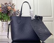 Louis Vuitotn Neverfull MM Monogram Empreinte Dark Navy - 31*28*14cm - 2