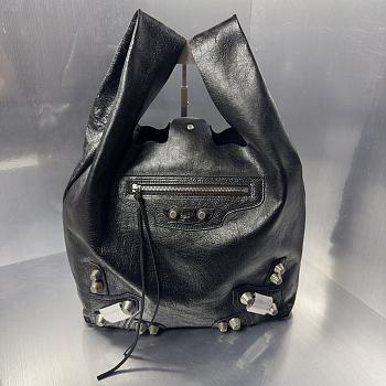 Balenciaga Le Cagole Black Tote - 32x30x13cm