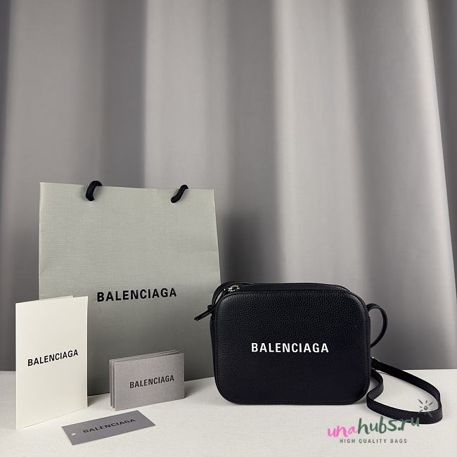 Balenciaga Everyday Camera Mini Black Crossbody Bag - 20cm - 1