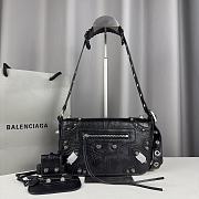 Balenciaga Le Cagole XS Black Shoulder Bag - 24x14x5cm - 1