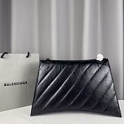 Balenciaga Hourglass Crush Black Bag - 40x15x11cm - 4