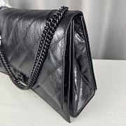 Balenciaga Hourglass Crush Black Bag - 40x15x11cm - 3