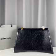 Balenciaga Hourglass Crush Black Bag Gold Chain - 40x15x11cm - 5