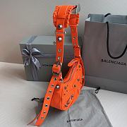 	 Balenciaga Le Cagole Small In Orange Leather - 26x16x10cm - 6