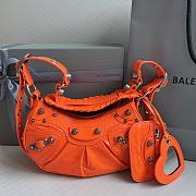 	 Balenciaga Le Cagole Small In Orange Leather - 26x16x10cm - 2