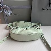 	 Balenciaga Le Cagole Small In Green Leather - 26x16x10cm - 2