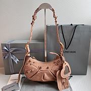 	 Balenciaga Le Cagole Small In Beige Leather - 26x16x10cm - 1