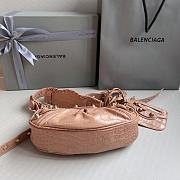 	 Balenciaga Le Cagole Small In Beige Leather - 26x16x10cm - 4