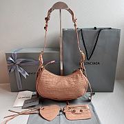 	 Balenciaga Le Cagole Small In Beige Leather - 26x16x10cm - 2