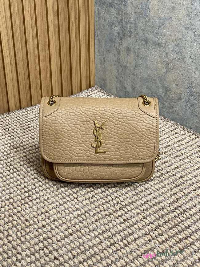 	 YSL Niki Beige Shoulder Bag - 22×16×12cm - 1