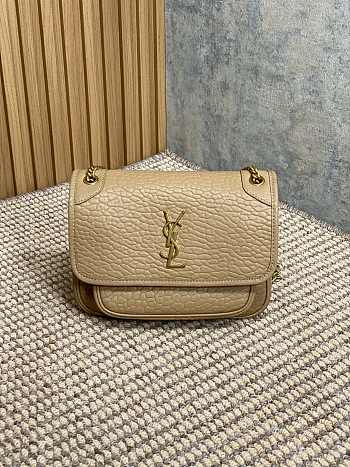 	 YSL Niki Beige Shoulder Bag - 22×16×12cm