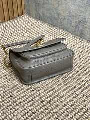 	 YSL Niki Grey Shoulder Bag - 22×16×12cm - 4