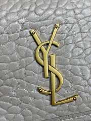 	 YSL Niki Grey Shoulder Bag - 22×16×12cm - 5