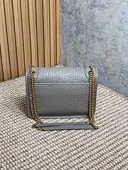 	 YSL Niki Grey Shoulder Bag - 22×16×12cm - 3