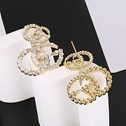 Gucci GG Diamond and Pearl Earrings - 4