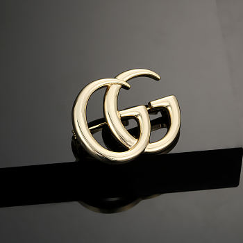 Gucci GG Gold Brooch