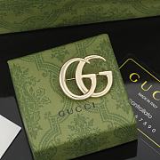 Gucci GG Gold Brooch - 3