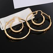 Versace Hoop Gold Earrings - 4