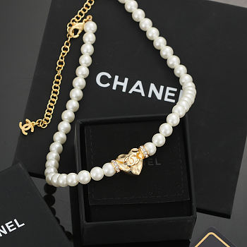 Chanel Love Pearl Necklace