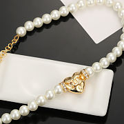 Chanel Love Pearl Necklace - 6