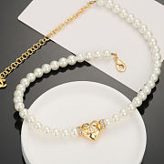 Chanel Love Pearl Necklace - 2