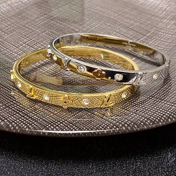 	 Louis Vuitton Bangle Gold Bracelet 02
