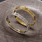 	 Louis Vuitton Bangle Gold Double Bracelet  - 1