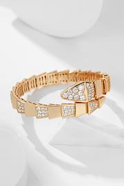 	 Bvlgari Gold and Diamond Serpenti Viper Bracelet 02 - 3
