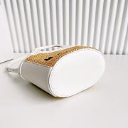 	 Marni Tropical Summer Micro raffia white tote - 6