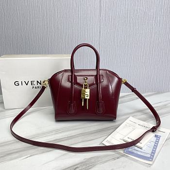 Givenchy Antigona Burgundy Small Bag - 23*27*13CM