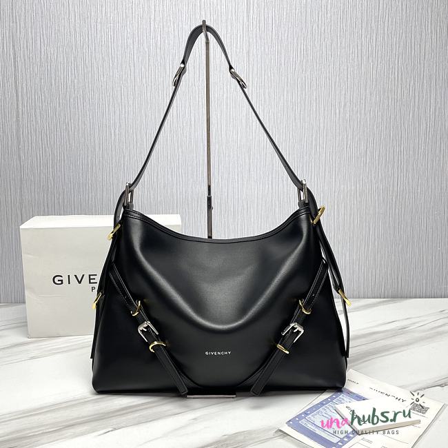 Givenchy Voyou Black Shoulder Bag - 40x27x6.5CM - 1