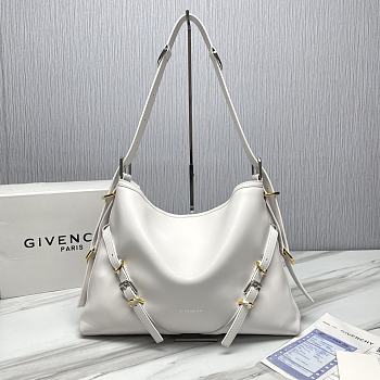 	 Givenchy Voyou White Shoulder Bag - 40x27x6.5CM