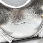 	 Givenchy Voyou Silver Shoulder Bag - 40x27x6.5CM - 6