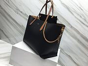 	 Givenchy Medium Smooth Leather Shopper Tote Bag In Black - 35X27X15CM - 2