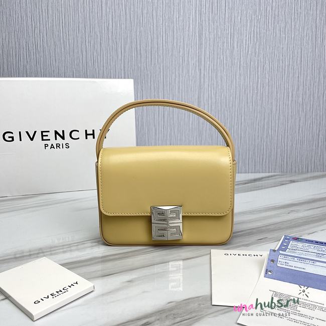 	 Givenchy Yellow 4G Small shoulder bag - 16*12*6cm - 1