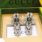 Gucci Green Diamond Earrings - 1