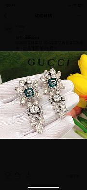 Gucci Green Diamond Earrings - 2