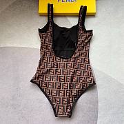 Fendi Brown Lycra Swimsuit  - 6